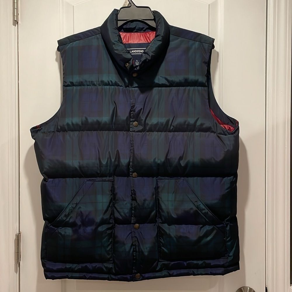 Lands’ End puffer vest size L